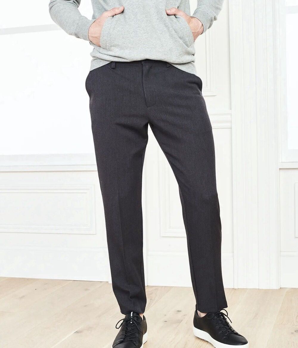 Quince Ultra-Stretch 24/7 Smart Chino Pants Mens 34x30 Gray Travel Stretch Work